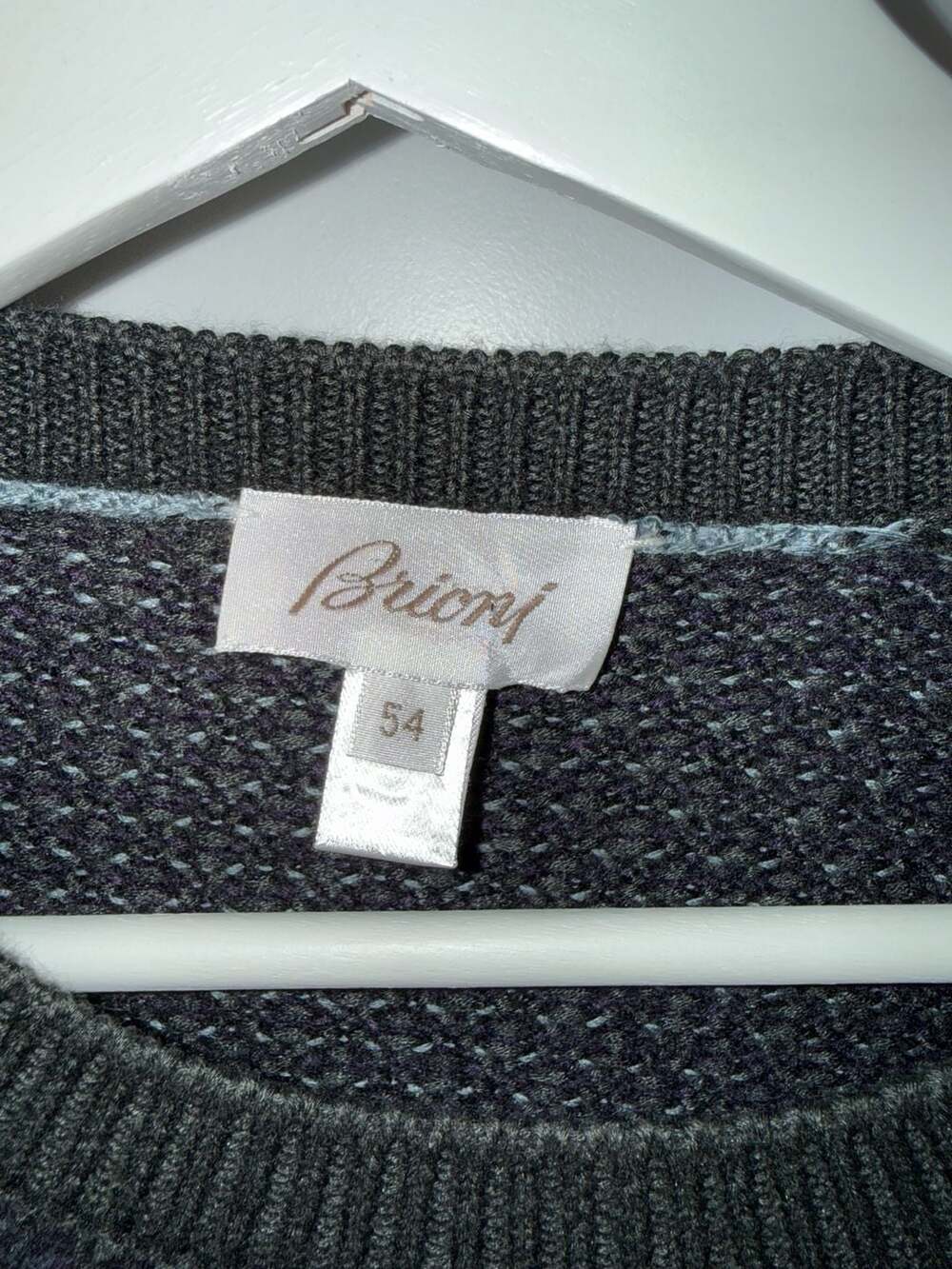Brioni Men's Textured Crewneck Sweater Size 54 - Picture 2 of 8